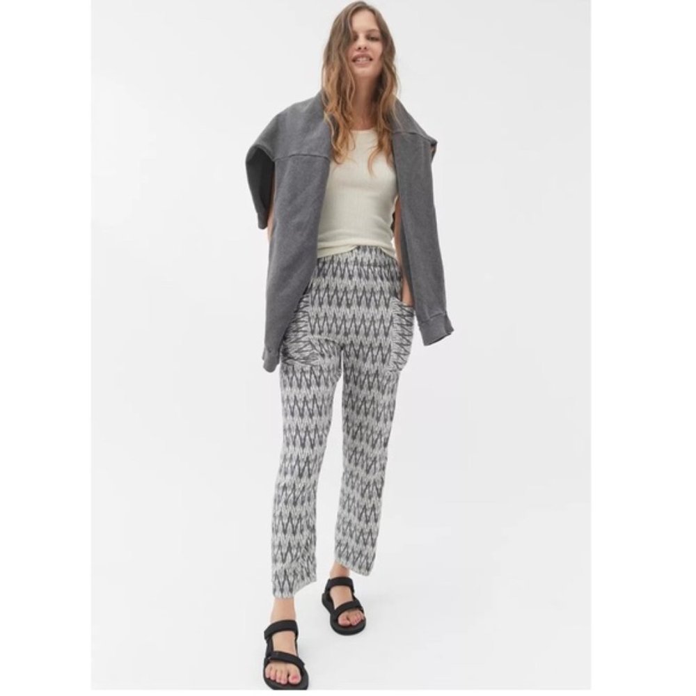 UO Cottage Printed Tapered Pull-On Pant WORN ONCE